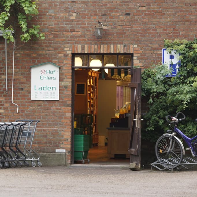 Eingang zum Hofladen